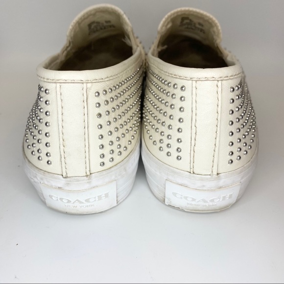 Coach Maggie Studded Slip Ons - Picture 9 of 10